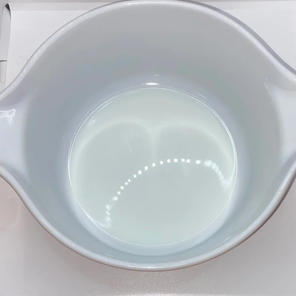 Pyrex Burnt Orange Autumn Harvest Wheat Pattern Milk Glass Dish sz 475-B Kitchen